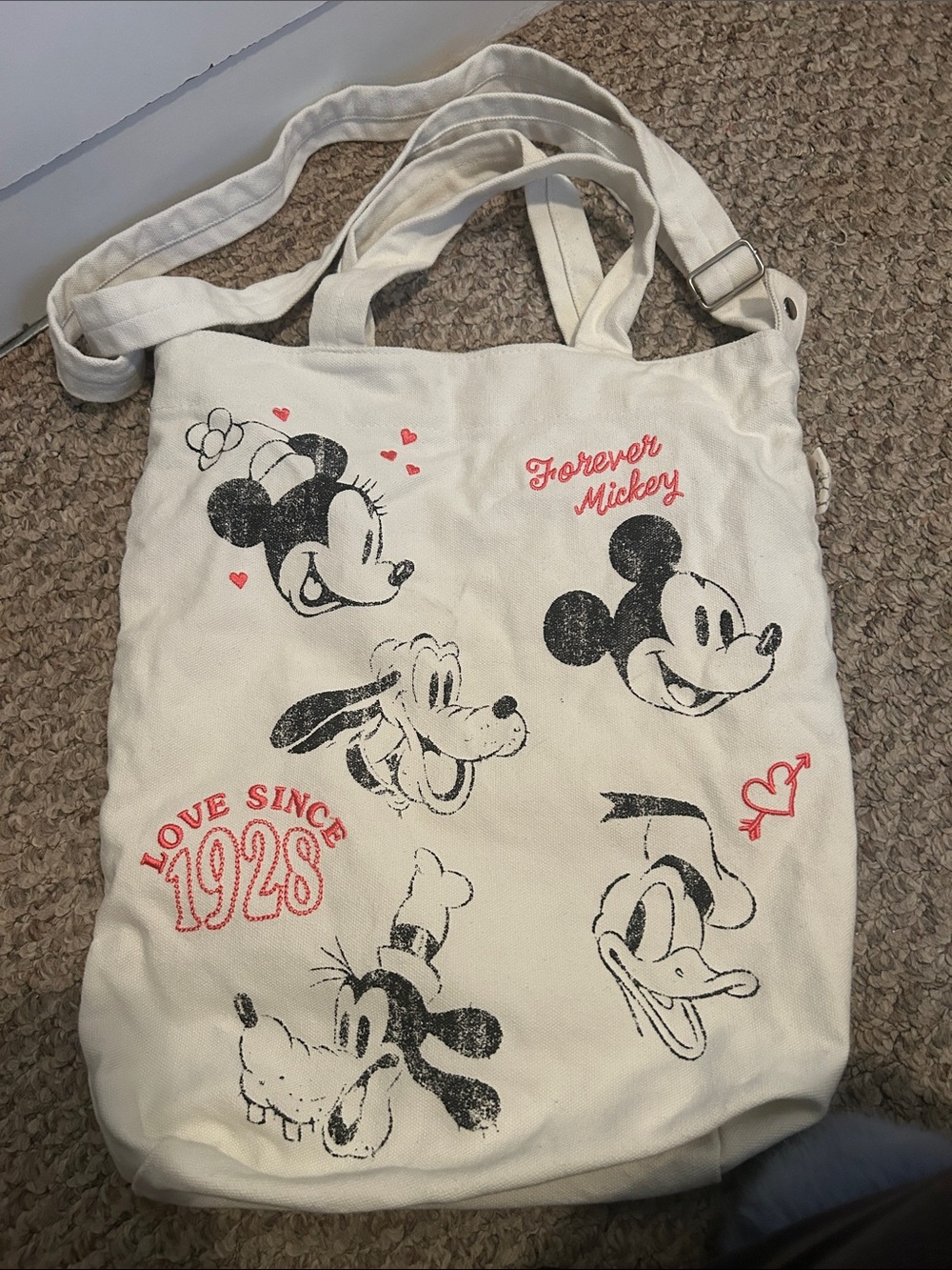 Disney Vintage Canvas Tote